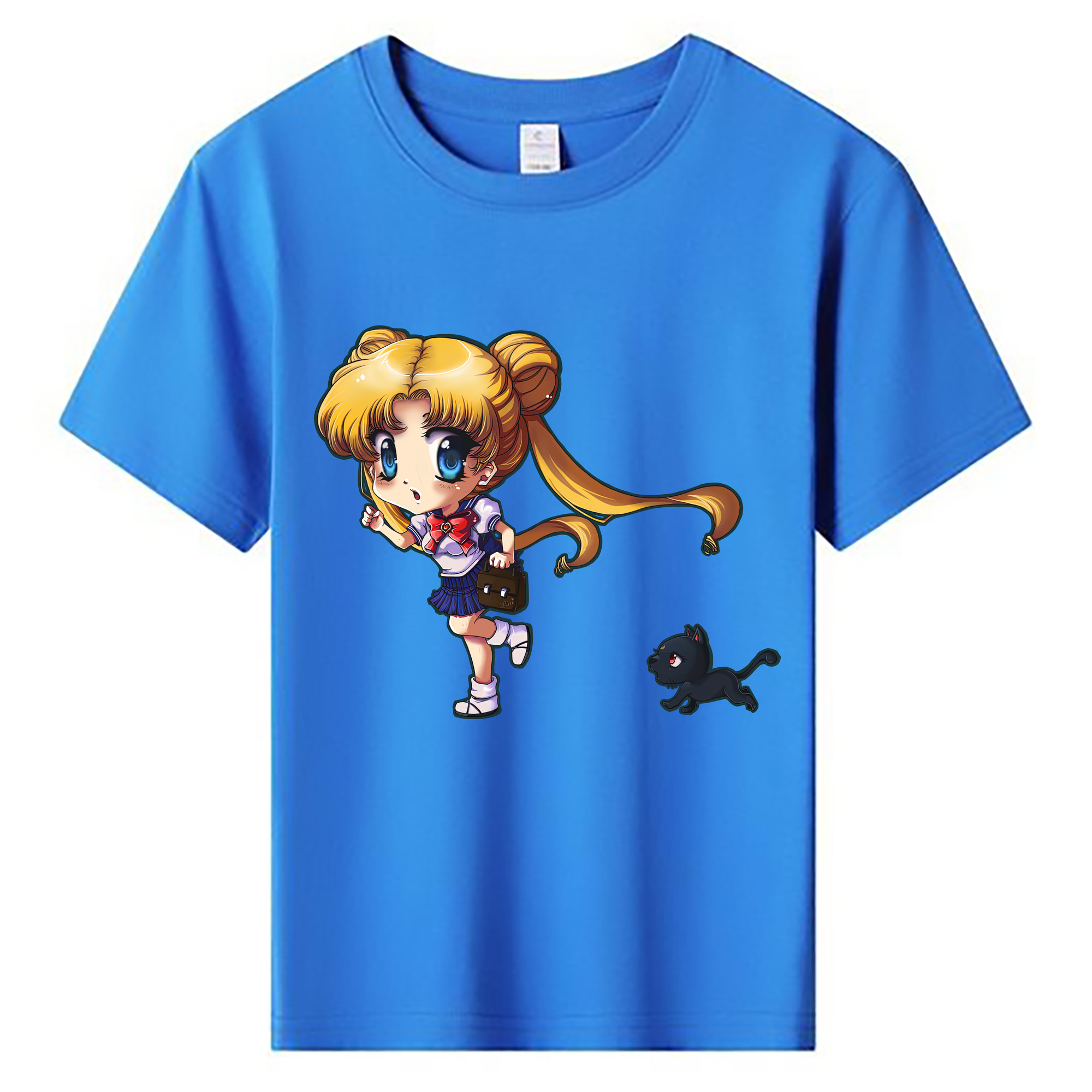 （画像用） 美少女戦士セーラームーン 愛野 美奈子 あいの みなこ Sailor Moon Aino Minako 綿100％キッズTシャツ（フロントプリント）